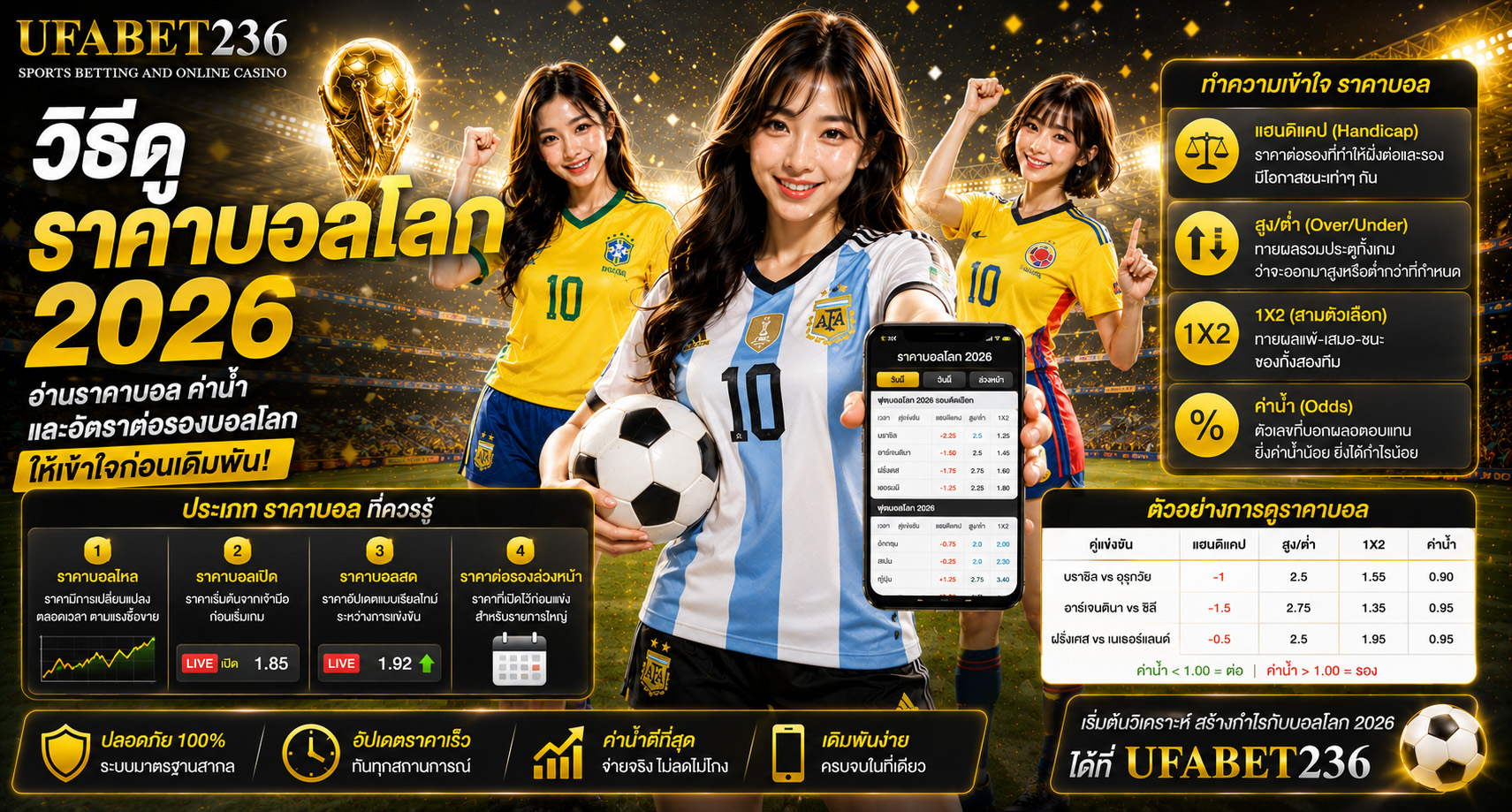 วิธีดูราคาบอลโลก 2026