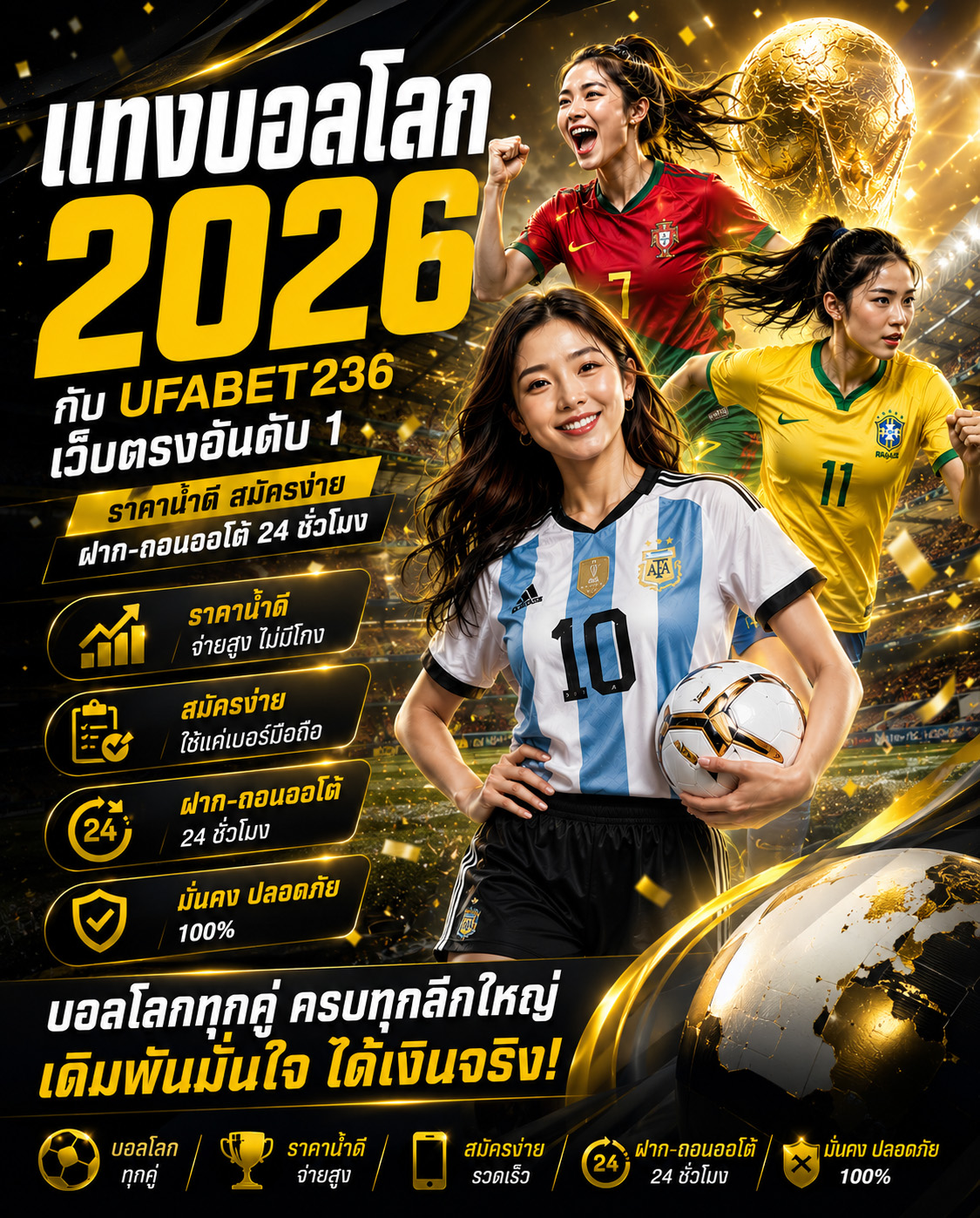 แทงบอลโลก 2026 เว็บตรงอันดับ 1